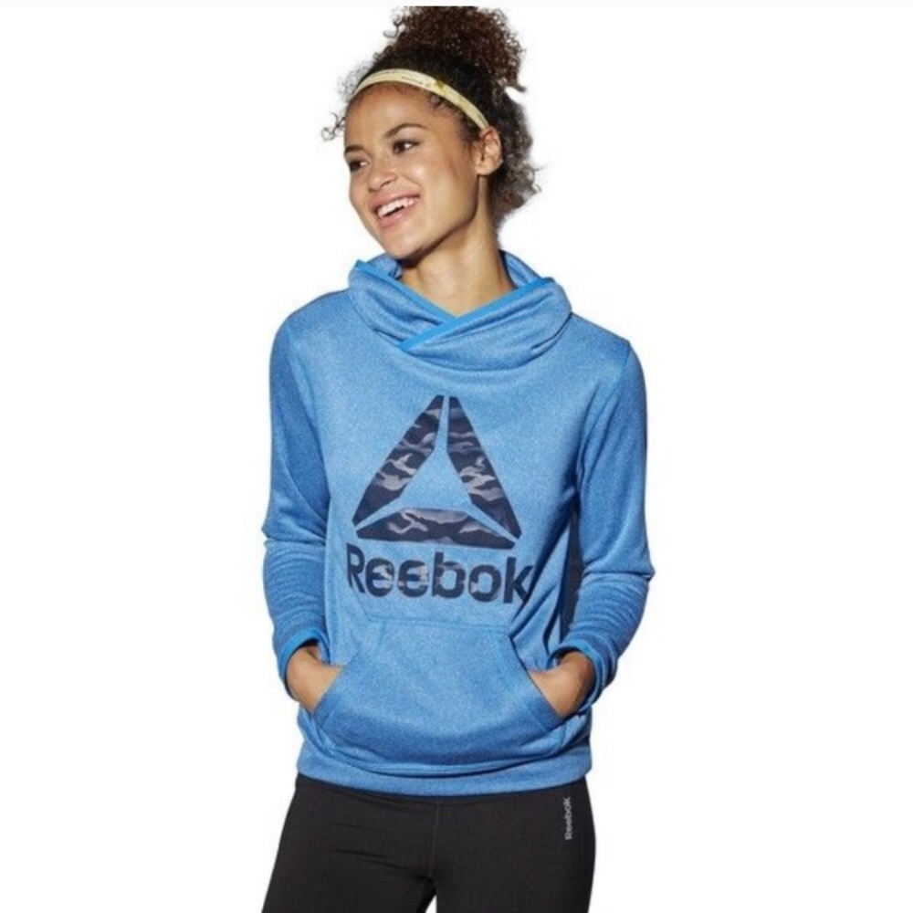 Reebok Cowl Neck Workout Ready Pullover Sweatshirt